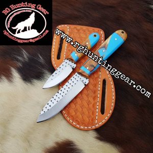 Custom Handmade Rasp Steel Cowboy knives set