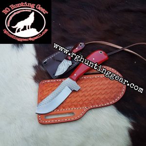 Custom Handmade Rasp Steel Cowboy and Skinner knife With Mini Knife As A Gift